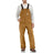 Carhartt Men's Flame-Resistant Unlined Duck Bib Overall Factory Second Carhartt Brown