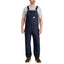 Carhartt Men's Relaxed Fit Duck Unlined Bib Overall Factory Second Navy