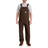 Carhartt Men's Relaxed Fit Duck Unlined Bib Overall Factory Second Dark Brown