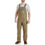 Carhartt Men's Rugged Flex® Relaxed Fit Unlined Canvas Bib Overall Factory Second Dark Khaki